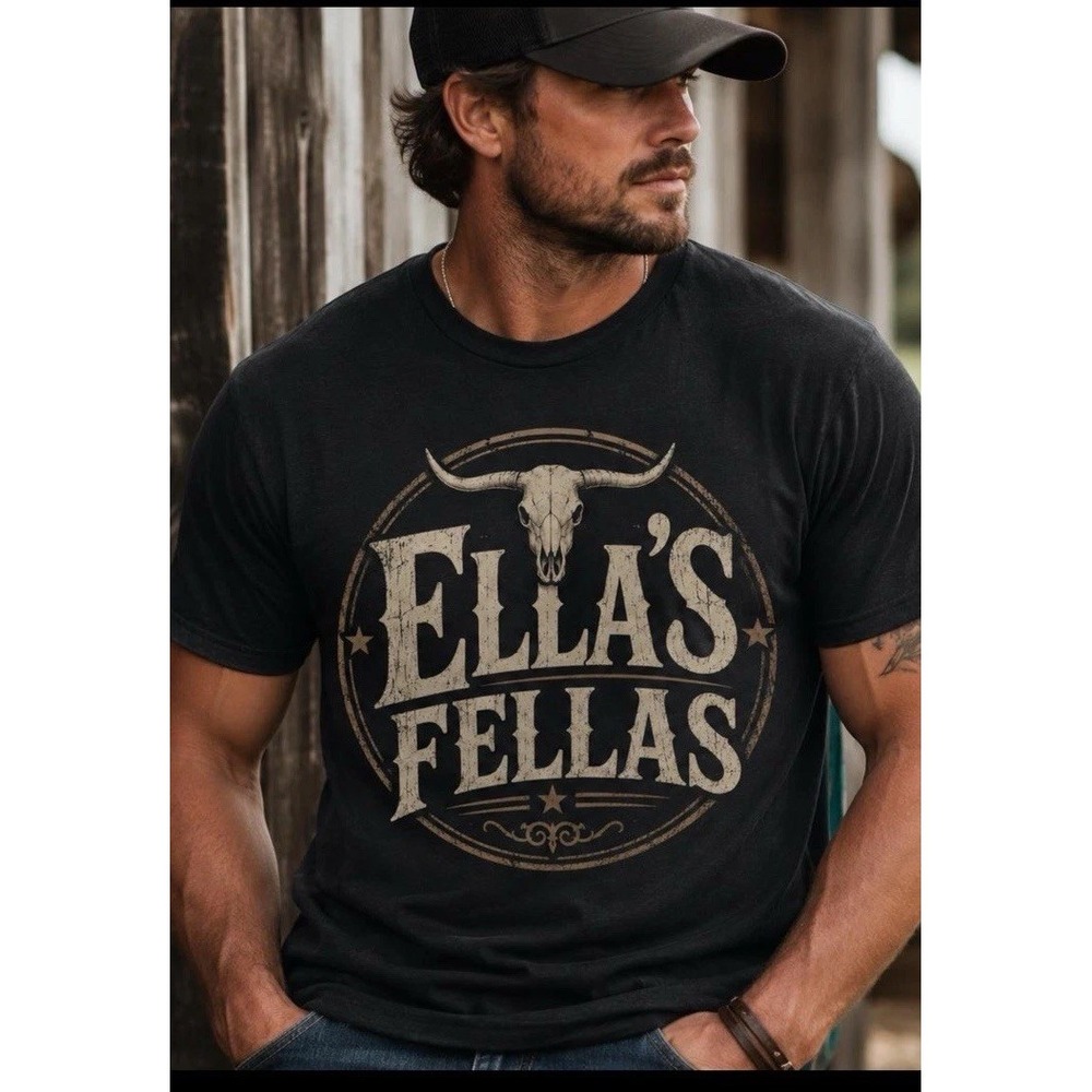 Ella Fella Ella Langley T-shirt Adult Unisex Black Small